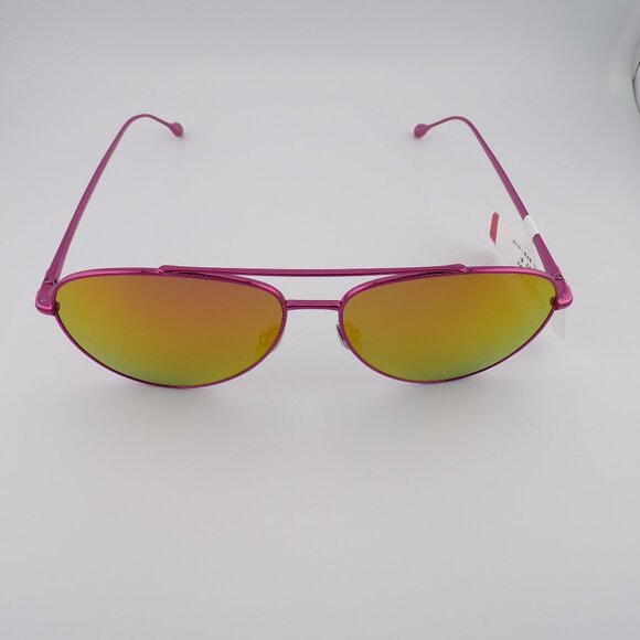 Isabel Marant Colorful Gradient Mirror Aviator Shades, Bright Metallic IM0011 - Picture 4 of 16